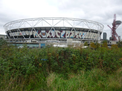 Ex Olympic Stadium seen from Greenway
