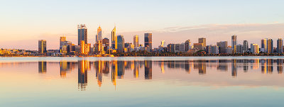 Perth and the Swan River at Sunrise, 23rd December 2018