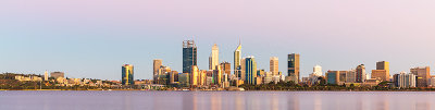 Perth and the Swan River at Sunrise, 19th January 2019