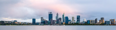 Perth and the Swan River at Sunrise, 24th January 2019