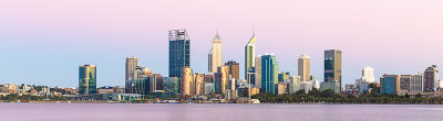 Perth and the Swan River at Sunrise, 25th January 2019