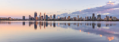 Perth and the Swan River at Sunrise, 14th February 2019