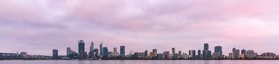 Perth and the Swan River at Sunrise, 15th February 2019