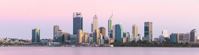 Perth and the Swan River at Sunrise, 2nd March 2019