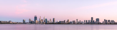 Perth and the Swan River at Sunrise, 3rd March 2019