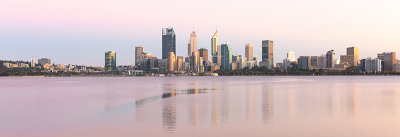 Perth and the Swan River at Sunrise, 13th March 2019