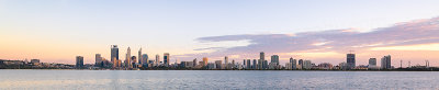 Perth and the Swan River at Sunrise, 19th March 2019