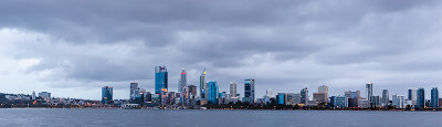 Perth and the Swan River at Sunrise, 14th April 2019