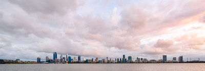 Perth and the Swan River at Sunrise, 4th April 2019