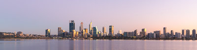 Perth and the Swan River at Sunrise, 6th April 2019