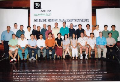 ACE Life Senior Management Team; 2005