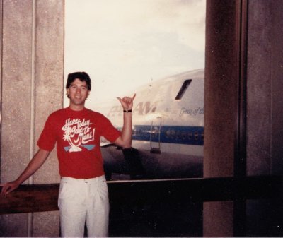 Honeymoon, Flight to Hawaii; 1985
