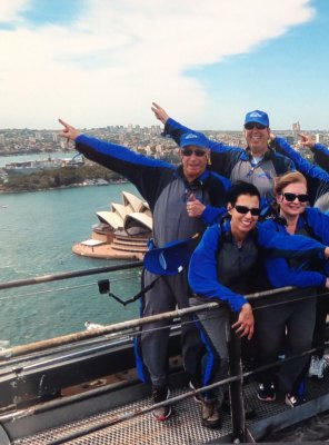 Bridge Climb, Sydney, Australia; Peter& Diane; 2018