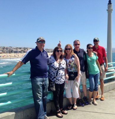 Brian,Fran,Peter,Diane, Manhattan Beach, CA; 2018