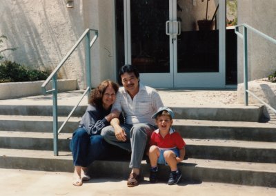 Nani, Grandpa Erle and Michael; 1990