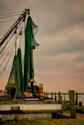 Fishnets in Fulton Harbor