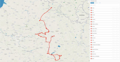 Champagne route” (Frankrijk) 2015