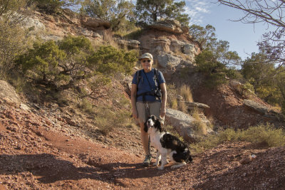 Carol and Evie at Copper Breaks