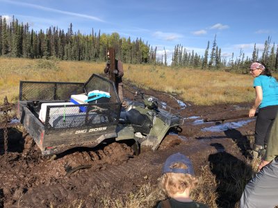 Oops!  We're stuck good!