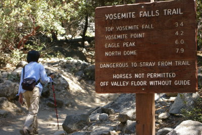 Top Yosemite Fall Trail