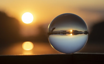 dawn in the glass ball