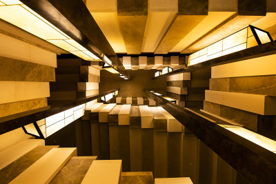 stairway in the Palace of Arts, Budapest