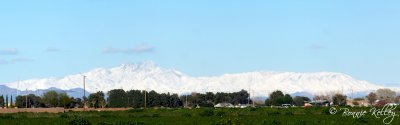 Four Peaks with snow