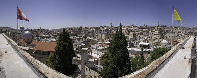 Sight from Church of the Holy Sepulchre in Jerusalem