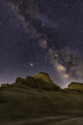 Milky Way at Masada Israel