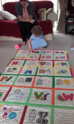 Florence's Alphabet Quilt