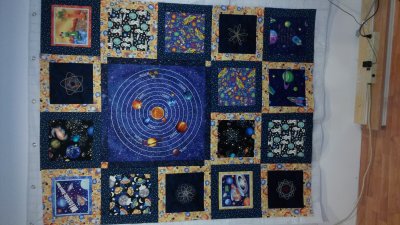 Daniel's space quilt