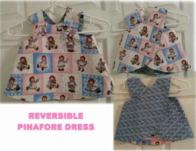 Kylie's reversible pinafore dress