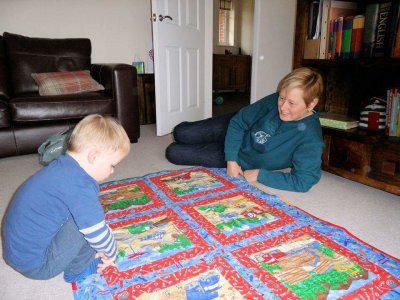 Harry's digger quilt
