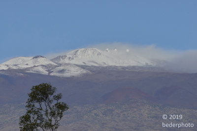 Mauna Kea telescope domes