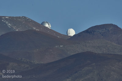 another day and much calmer air:  mauna Kea domes