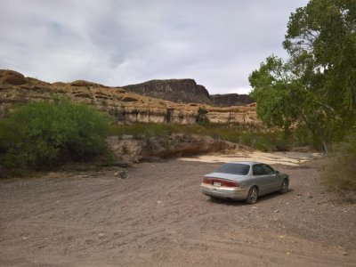 Parked for a hike.