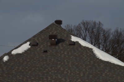 Snow on the roof