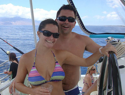 Our son and his wife in Maui