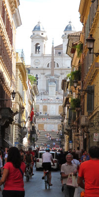 Rome, going towads the Spanish Steps