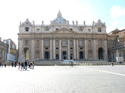 Recognisable as the place where the Pope lives