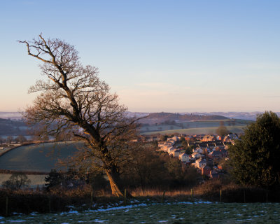 Bradninch in morning light