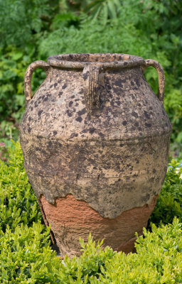 Rustic garden pot