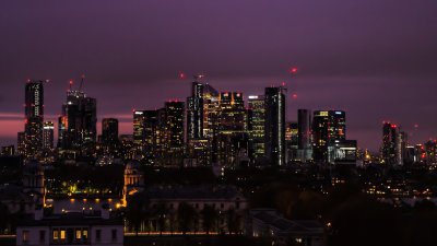 London city lights