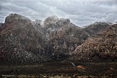DRIVING THROUGH RED ROCK CANYON