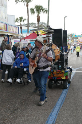 One Man Band At Florida State Fair