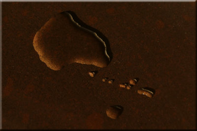 Coffee Spill On Granite