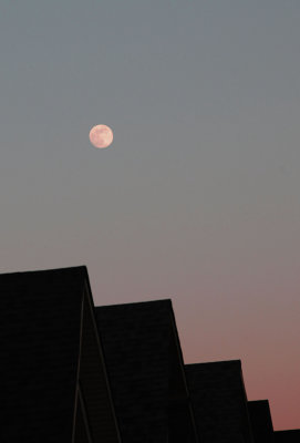 Kemptville Full Moon Abstract