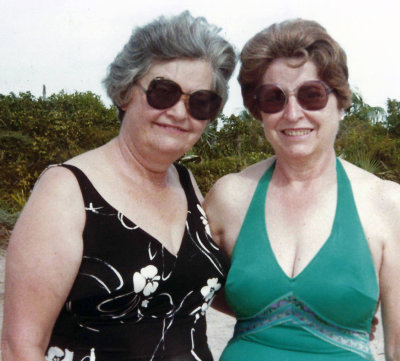 Mom and Sister Virginia in their early 40's