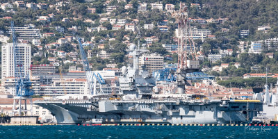 Porte Avion Charles de Gaule - Arsenal de Toulon - 15 août 2019 - 0374