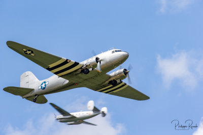 La Fert 2022 - Douglas C-47 B Skytrain + Dassault Flamant MD311 - 5074